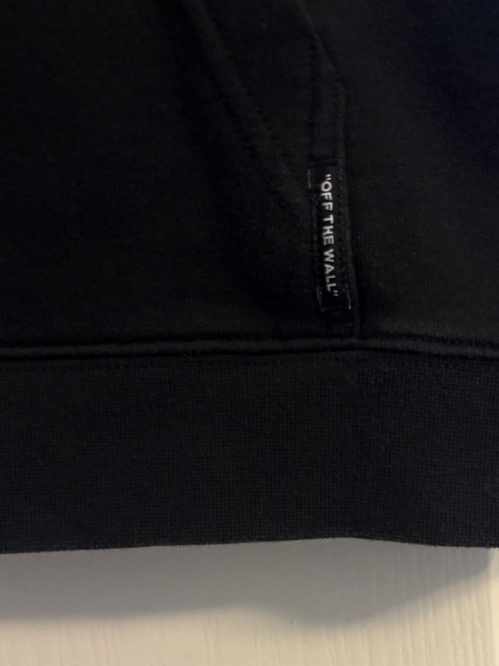 Vans Men’s Off The Wall Original Since 1966 Pullover Hoodie Black Size L - Picture 6 of 7